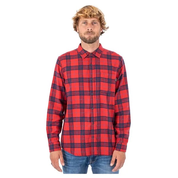 Рубашка с длинным рукавом Hurley Portland Organic, красный