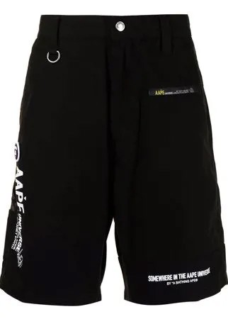 AAPE BY *A BATHING APE® спортивные шорты с логотипом