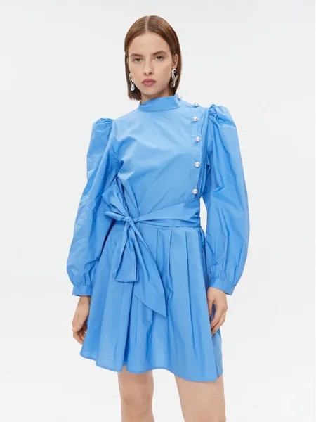 Коктейльное платье стандартного кроя Custommade, синий