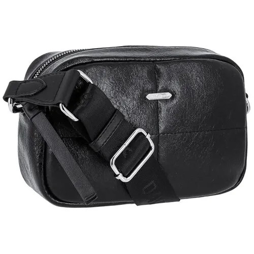 Сумка кросс-боди женская David Jones 6803-1-DD-BLACK, черная