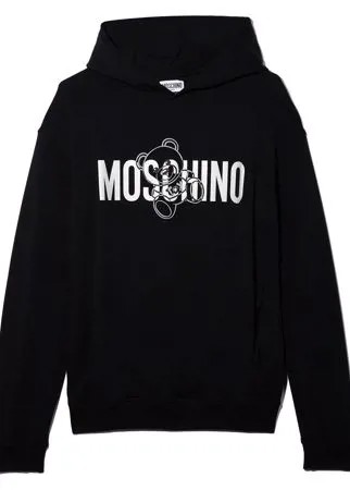 Moschino Kids худи с логотипом