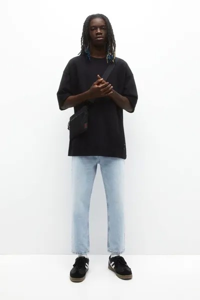 Джинсы свободного кроя Pull&Bear, бледный индиго