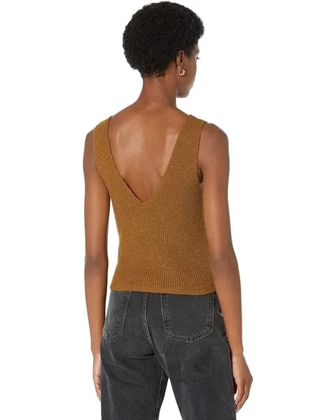 Свитер Madewell Parkwood Sweater Tank, цвет Dried Cedar