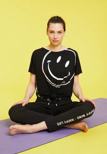 Спортивные леггинсы Betty Barclay Joggingpant mit elastischem Bund, черный