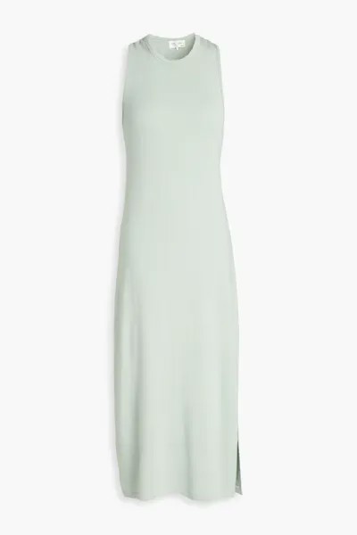 Платье миди из эластичного джерси Sydney Rag & Bone, зеленый шалфей