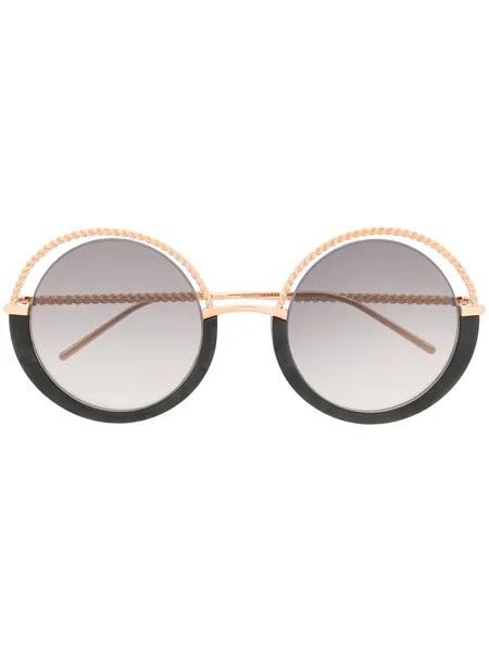 Boucheron Eyewear солнцезащитные очки в круглой оправе
