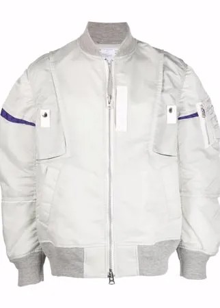 Sacai бомбер на молнии