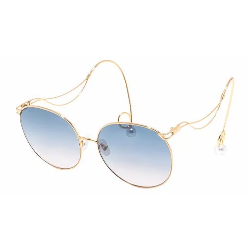 Солнцезащитные очки FOR ART'S SAKE, золотой, голубой