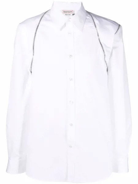 Alexander McQueen рубашка с молниями