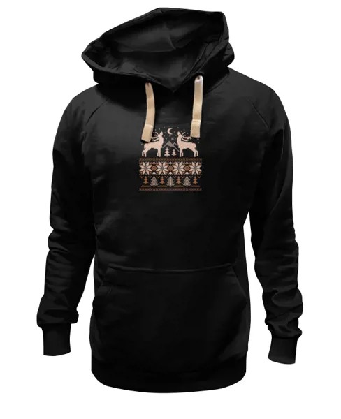 Худи унисекс Printio Норвежский лес красное 2XL