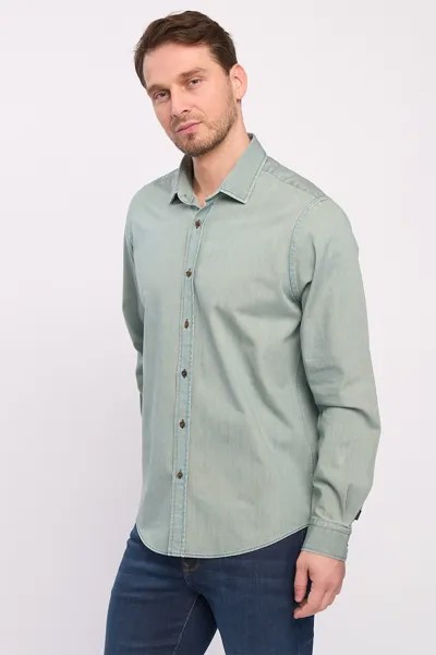 Джинсовая рубашка Lee Cooper, зеленый