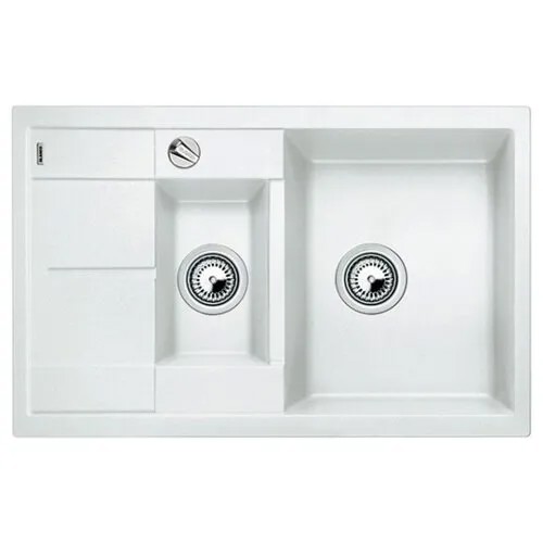 Врезная кухонная мойка 78 см Blanco Metra 6S Compact 513468 белая