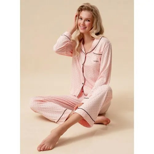 Пижама Indefini, размер 44, розовый