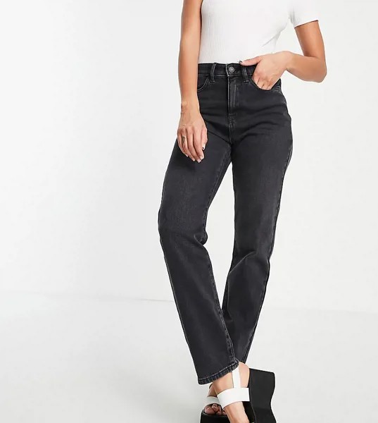 Черные выбеленные джинсы прямого кроя в винтажном стиле 90-х ASYOU-Черный цвет