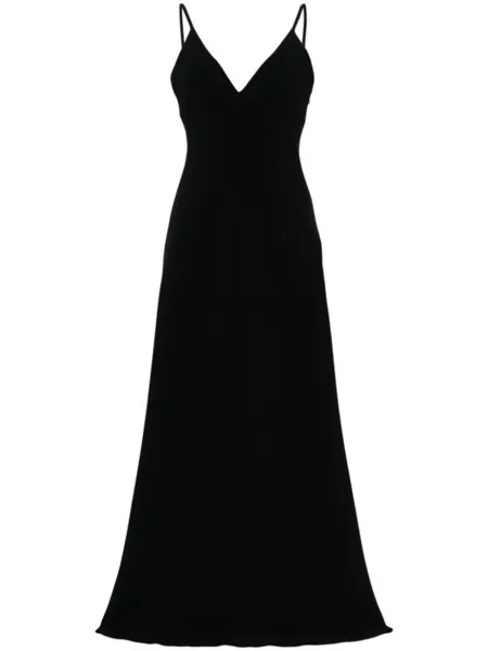 Jenny Packham платье макси Lola с V-образным вырезом, черный