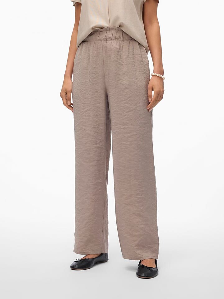 Тканевые брюки Vero Moda, серо-коричневый