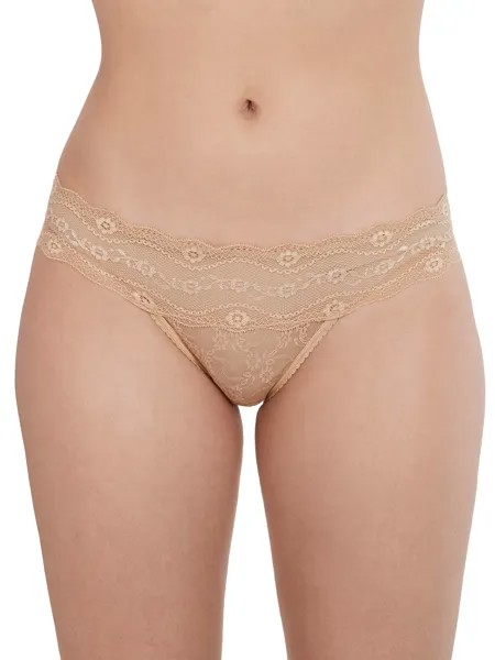 Женское кружевное бикини b.tempt'd by Wacoal Kiss, цвет Au Natural