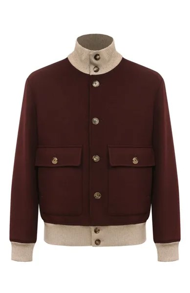 Бомбер из шерсти и кашемира Brunello Cucinelli