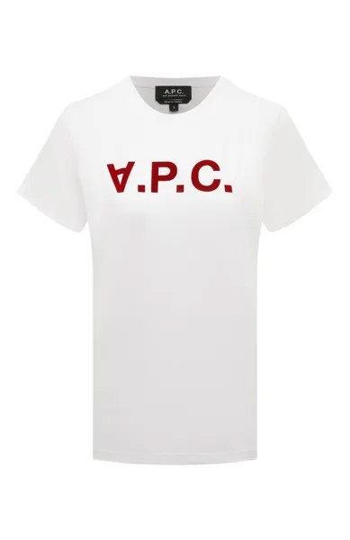 Хлопковая футболка A.P.C.