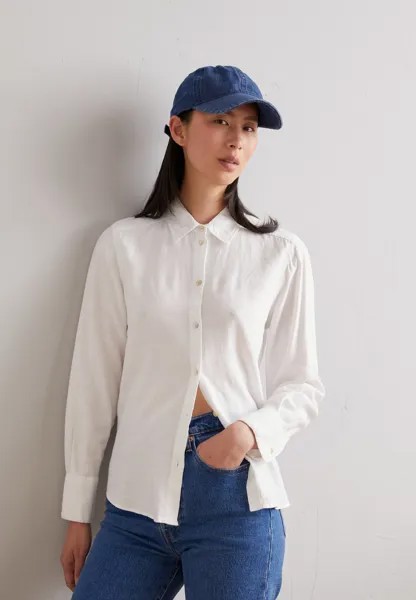 Рубашка Marks & Spencer с длинным рукавом, белый