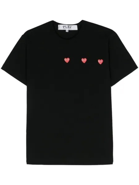 Comme Des Garçons Play футболка с принтом, черный