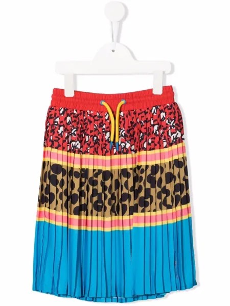 The Marc Jacobs Kids плиссированная юбка мини с узором