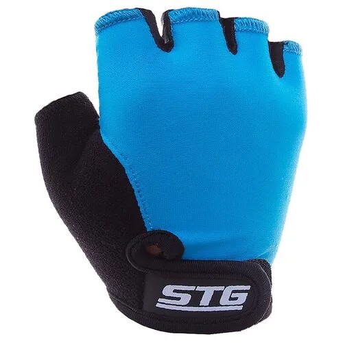 Перчатки STG, светоотражающие элементы, регулируемые манжеты, размер XS, синий, серый