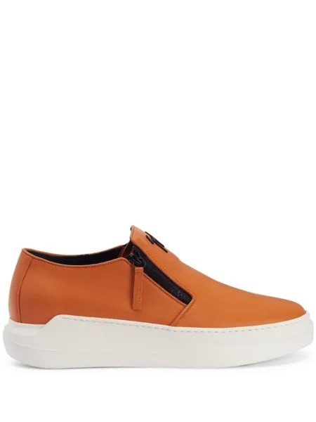 Giuseppe Zanotti кеды Conley Zip, оранжевый