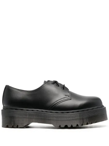 Dr. Martens туфли дерби из искусственной кожи, черный