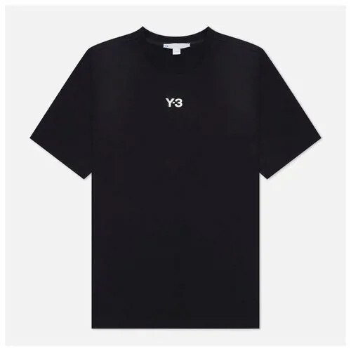 Мужская футболка Y-3 Chapter 1 Center Front Logo чёрный , Размер M