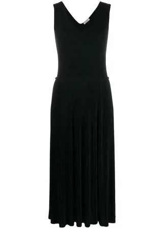 Nina Ricci плиссированное платье миди