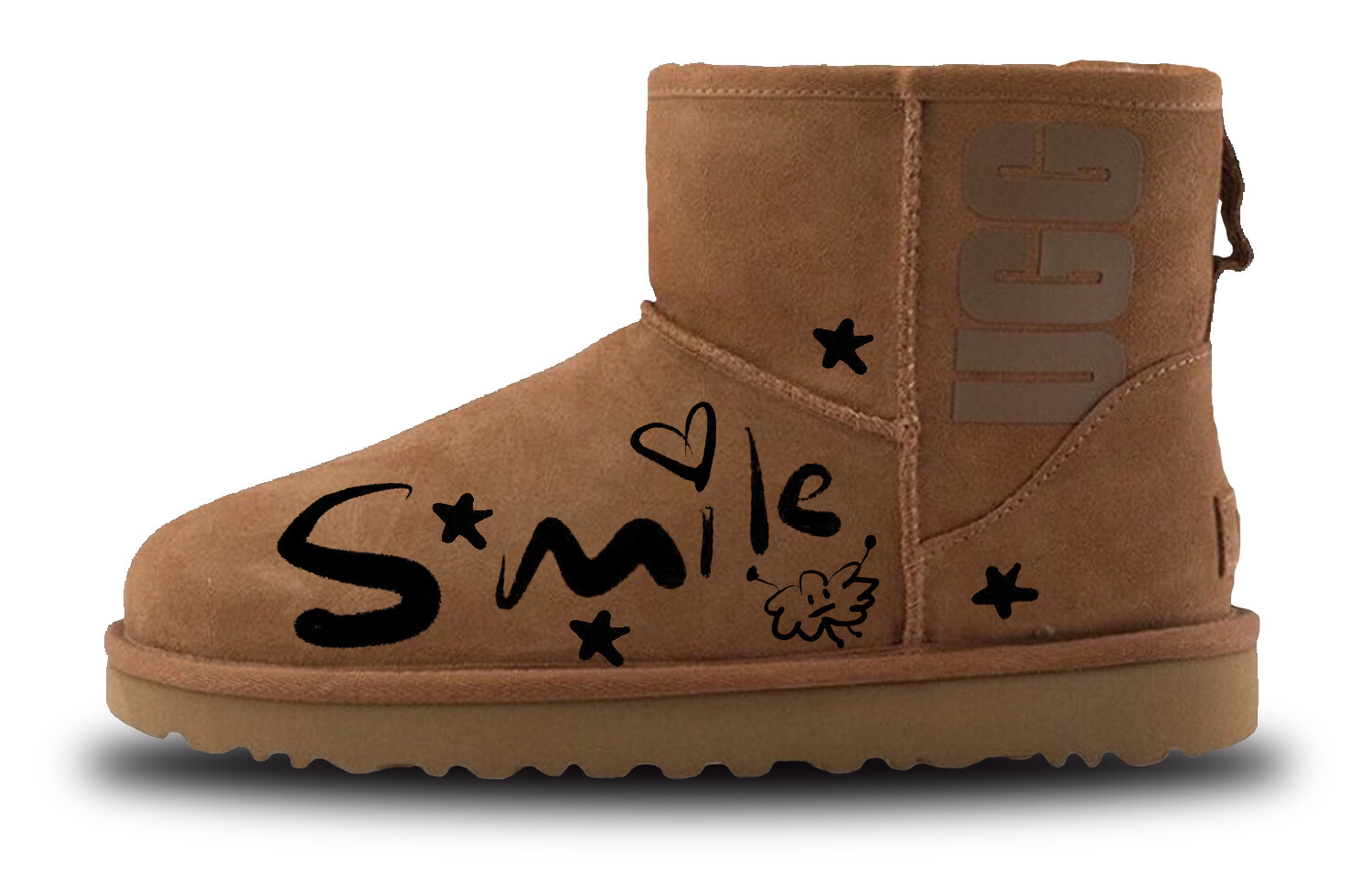 CLASSIC MINI Зимние ботинки женские черные Ugg