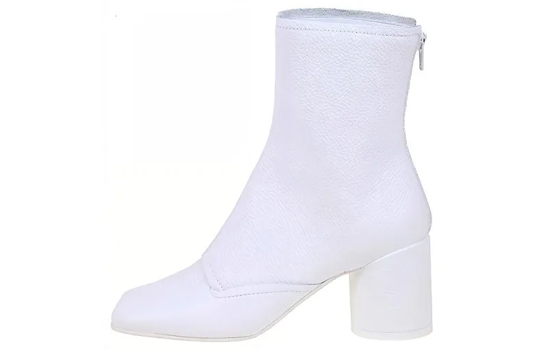 Ботильоны женские белые Mm6 Maison Margiela