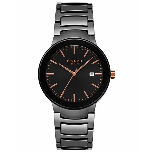 Наручные часы OBAKU V280LDBBCB, серый, золотой