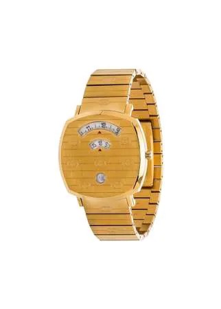 Gucci наручные часы Grip с гравировкой логотипа