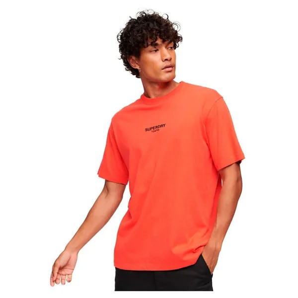 Футболка Superdry Luxury Sport Loose, оранжевый