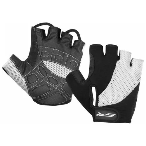 Велосипедные перчатки STELS CG-1077 p.L (серо-черные) 380029