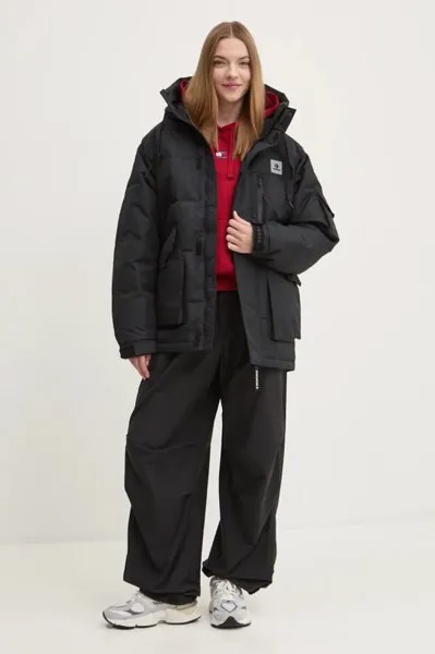 Хлопковая толстовка Tommy Jeans, бордовый