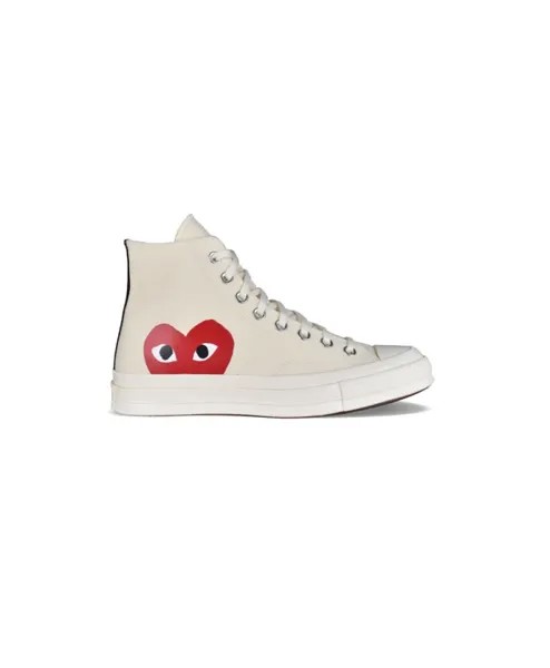 Высокие кеды Red Heart Comme Des Garçons, белый