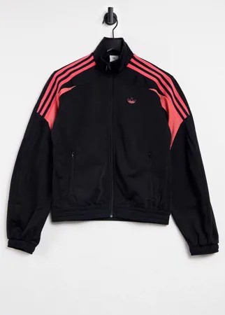 Черная спортивная куртка adidas Originals-Черный цвет