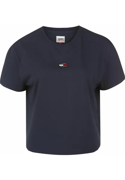 Базовая футболка Classic Fit Badge Tommy Jeans, цвет twilight navy