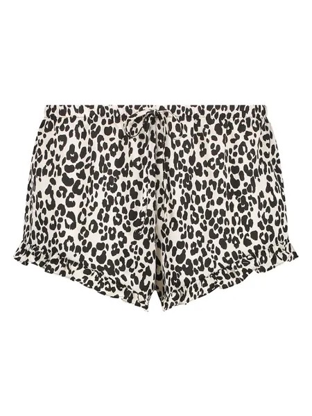 Пижамные шорты Hunkemöller, цвет Weiß/ Schwarz