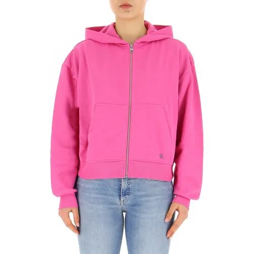 Толстовка Calvin Klein Jeans, размер XS, розовый