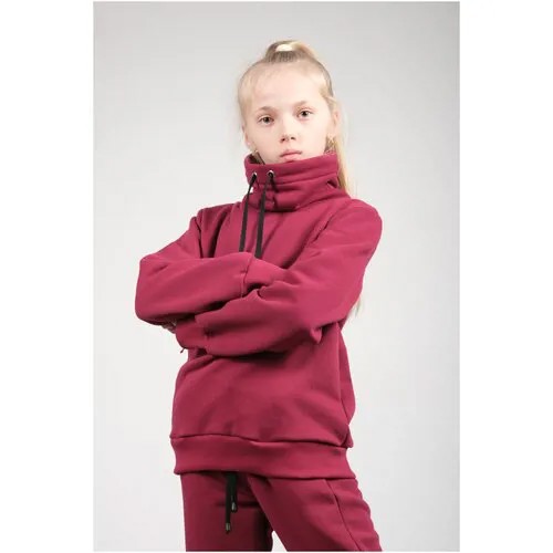 Толстовка DaEl kids, размер 116, бордовый