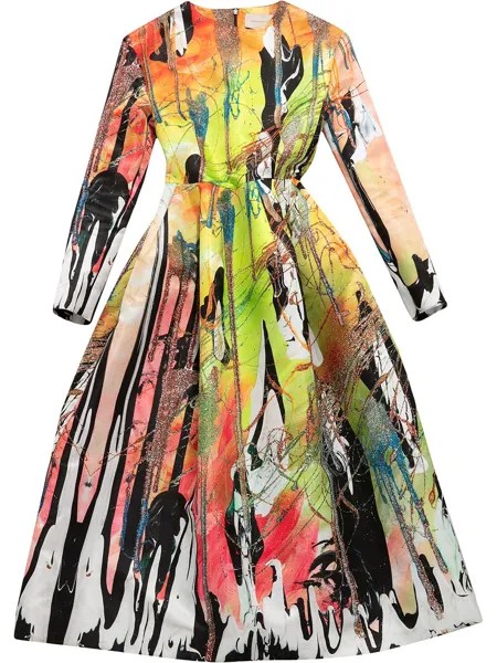 Christopher Kane Mindscape satin cupcake dress
