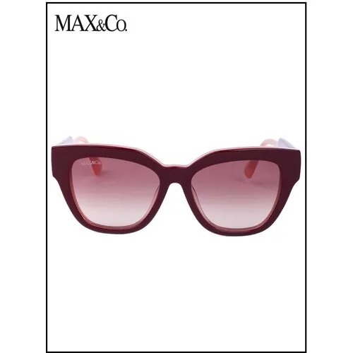 Солнцезащитные очки Max & Co., бордовый