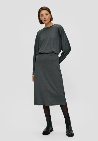 Платье из джерси s.Oliver BLACK LABEL, антрацит