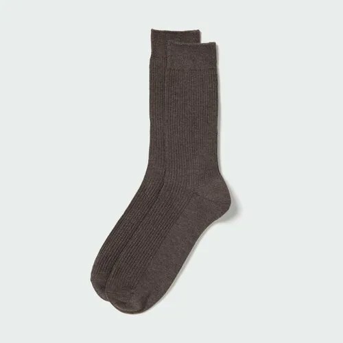 Носки Uniqlo, размер 24, коричневый