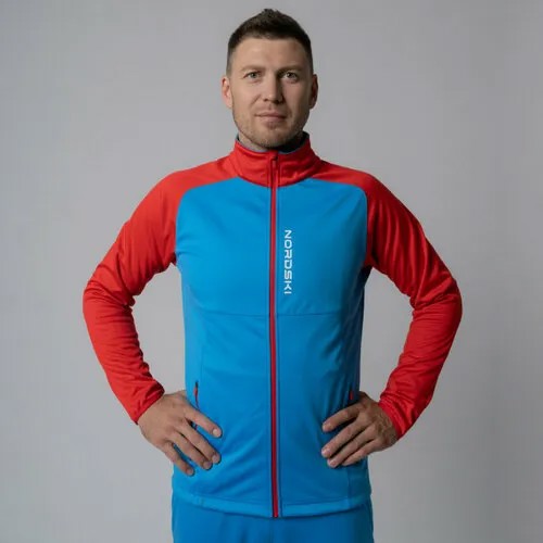 Куртка Nordski, размер L, красный, голубой