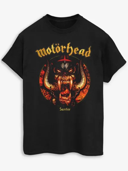 Черная футболка с принтом для взрослых NW2 Motorhead Sacrifice George., черный